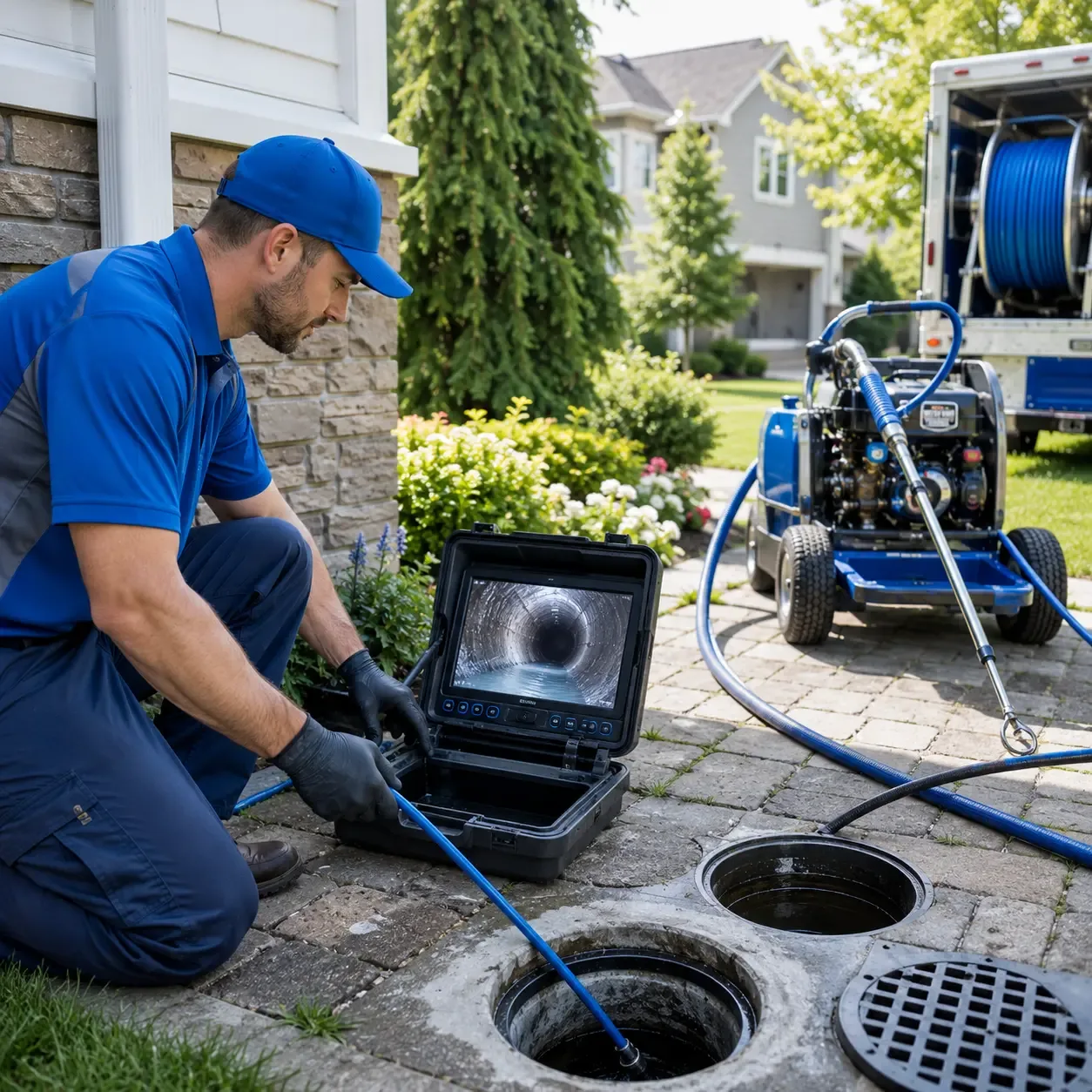 Outdoor drain cleaning professionals serving North Versailles, PA